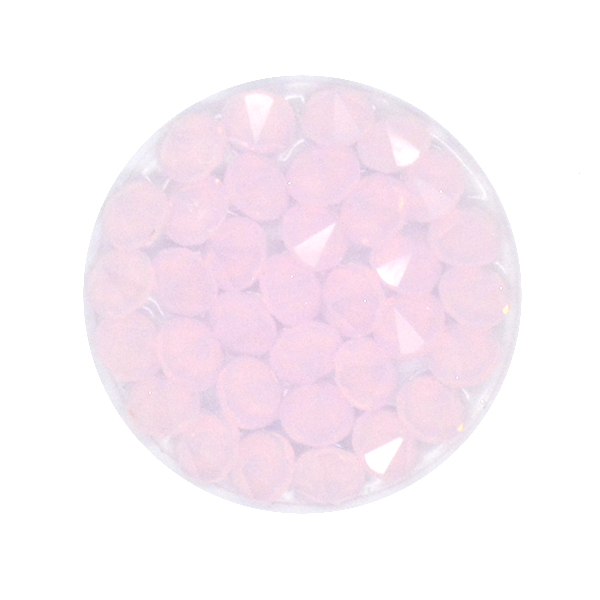 16mm Rose water Round Flat back SW crystal Rock-2pcs pack