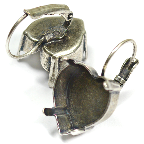 Heart 15.4-14mm Drop earrings base 