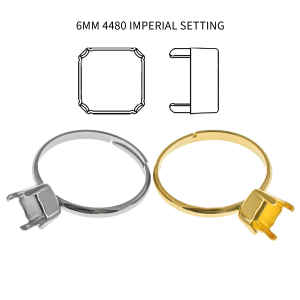 6mm Imperial 4480 setting adjustable thin ring base