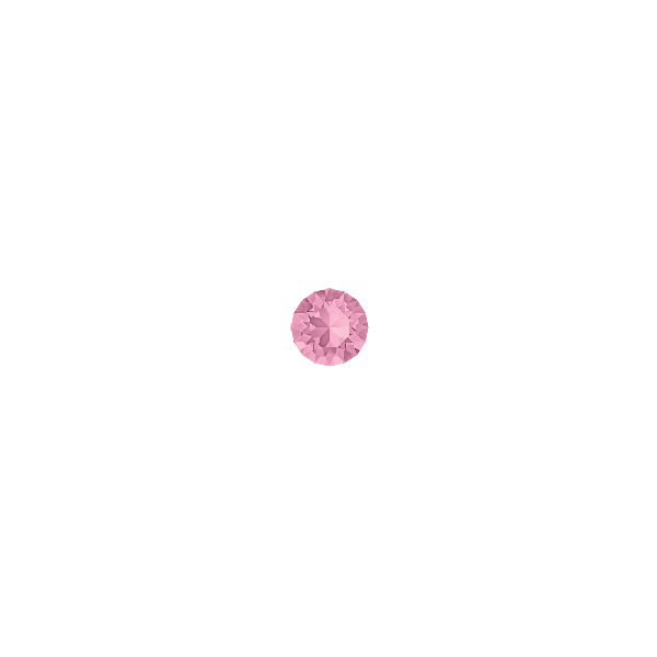 Swarovski 18pp/2.4mm XIRIUS Chaton 1088 Light Rose Crystals color  (50pcs pack)