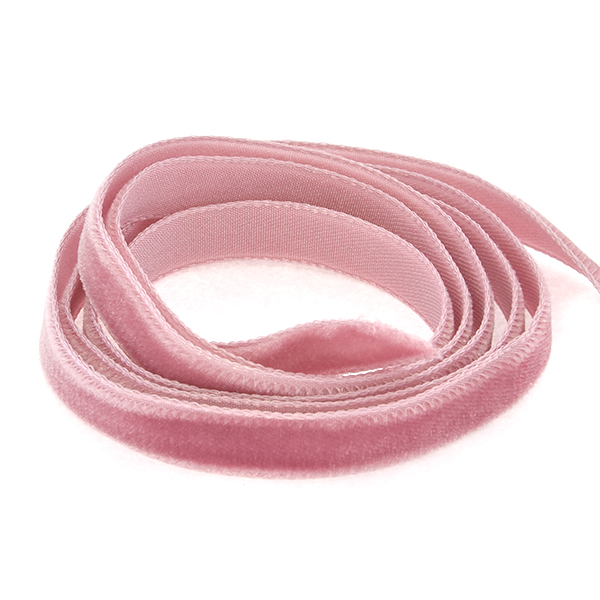 8.5-10mm Velour Ribbon Vintage Pink color - 2 meters