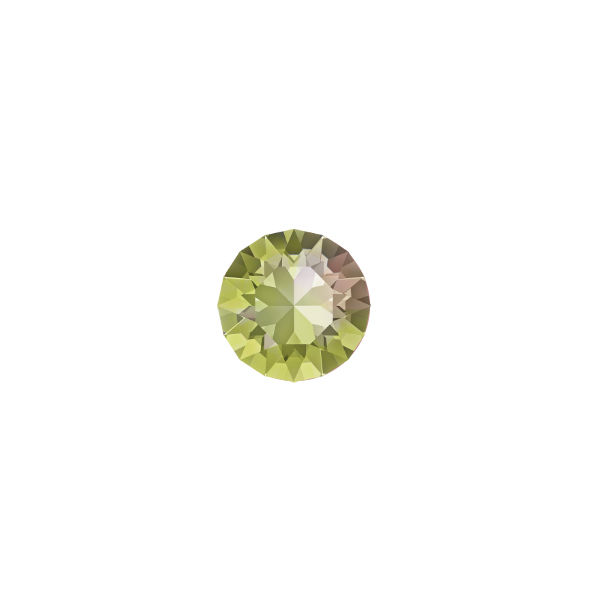 Swarovski 24ss/5.5mm Chaton XILION 1028 Luminous Green Crystals color - 15pcs pack
