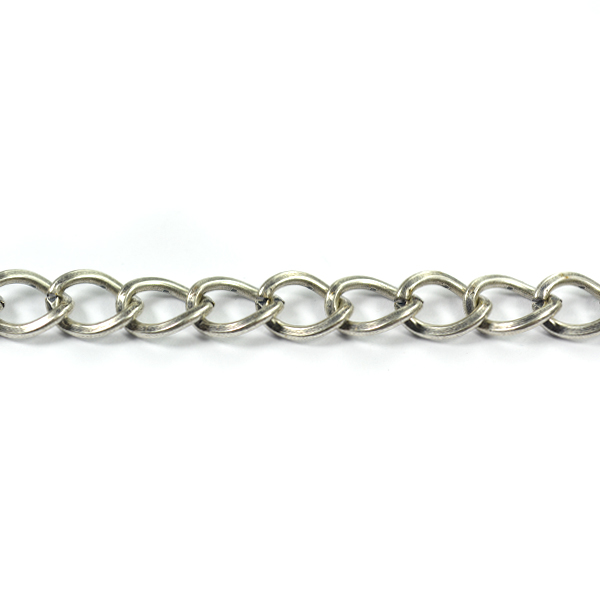 9x7mm Wave Oval link chain