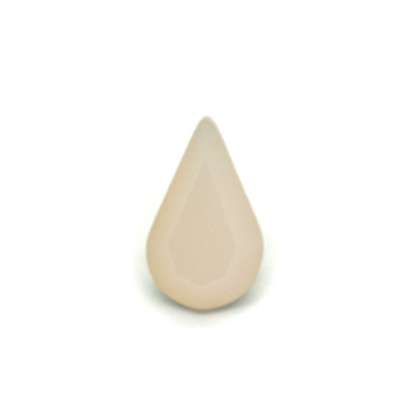 Opaque Light Pink Glass Stone for Pear shape 10X6mm table cut 4328 setting-5pcs pack