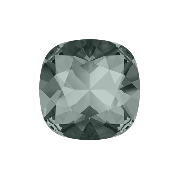 Swarovski 12x12mm Square 4470 Black Diamond Crystals color 