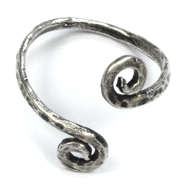 Spiral brass ring 