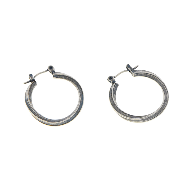 Metal hoop earring base (22mm)