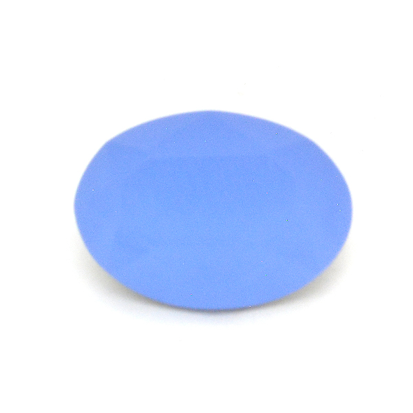 Opaque Blue Glass Stone for Oval 10X14mm setting-2pcs pack