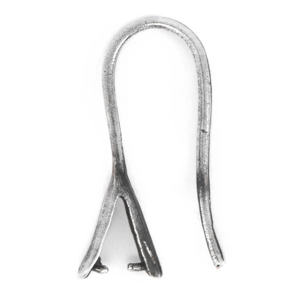 Earring Hooks with two prongs - 20pcs pack