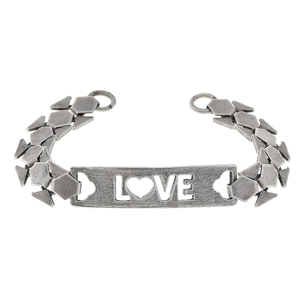 LOVE honeycomb chain bracelet base