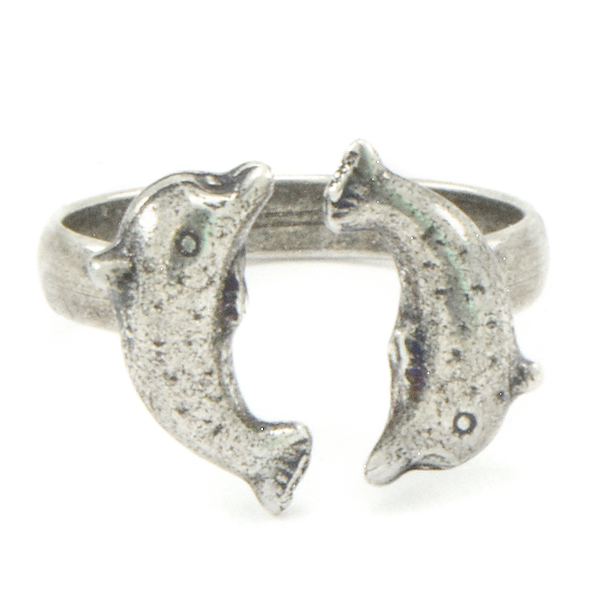 Double Dolphin Adjustable Ring base