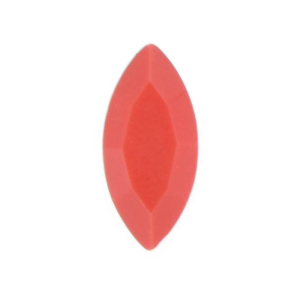 Opaque Red Glass Stone for 15X7mm Navette setting- 5pcs pack