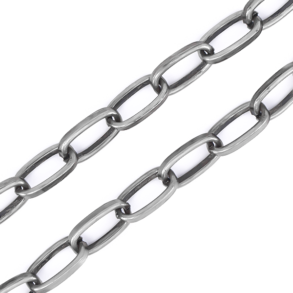 8.4x4.4mm Oval link Chain Necklace - 1 meter