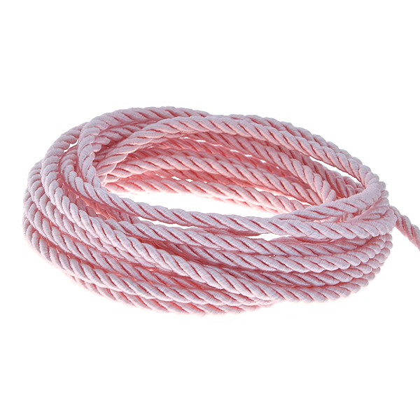 3mm Silk rope cord (strand string) Light Pink color - 2 meters