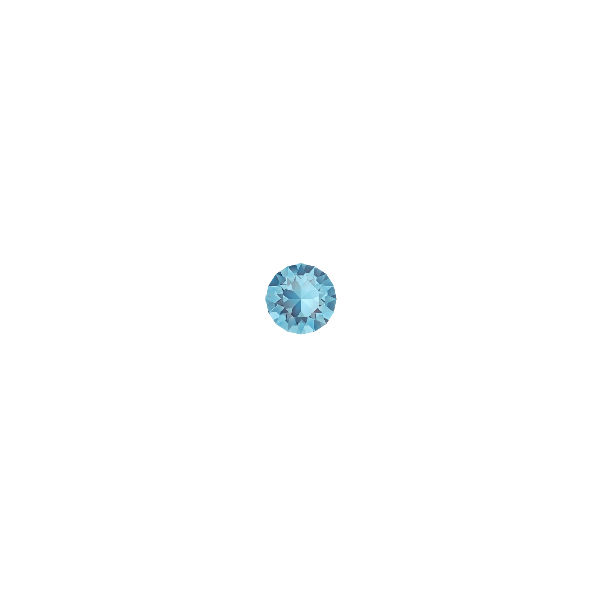 Swarovski 18pp/2.4mm XIRIUS Chaton 1088 Aquamarine Crystals color  (50pcs pack)