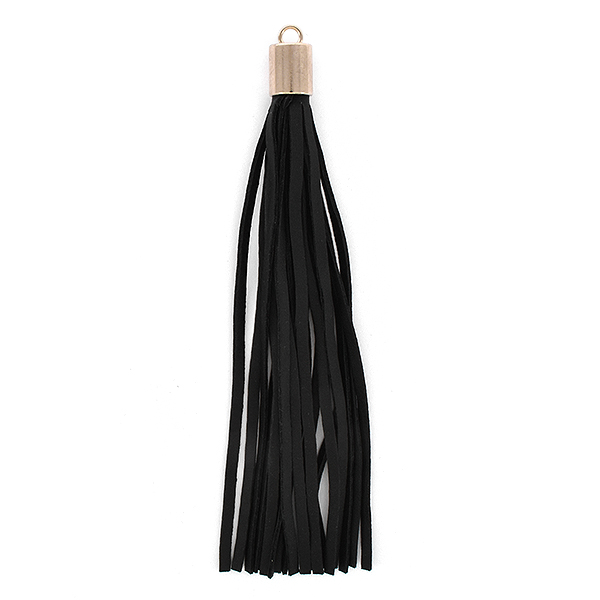 155mm Tassel for jewelry making Black color