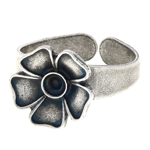 24pp Metal flower adjustable ring base
