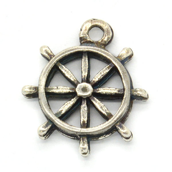 Ship Steering wheel Charm