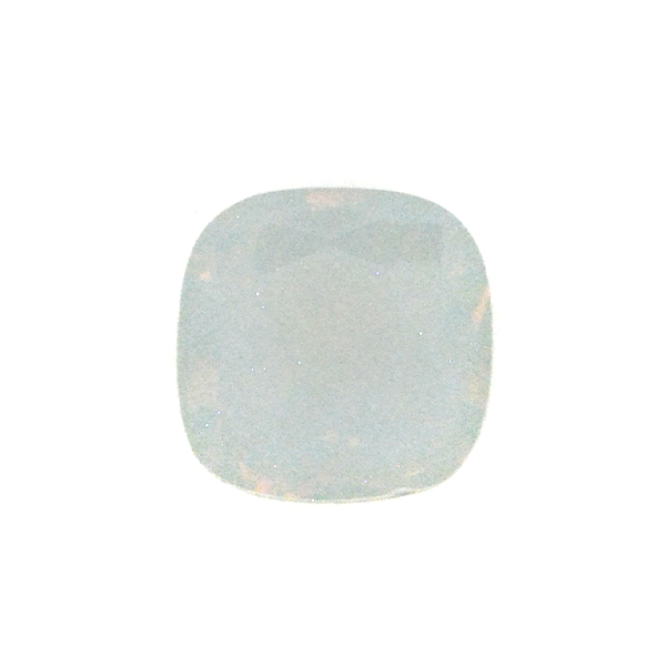 Light Gray Opal Glass Stone for 4470 10X10mm Square setting-2pcs pack