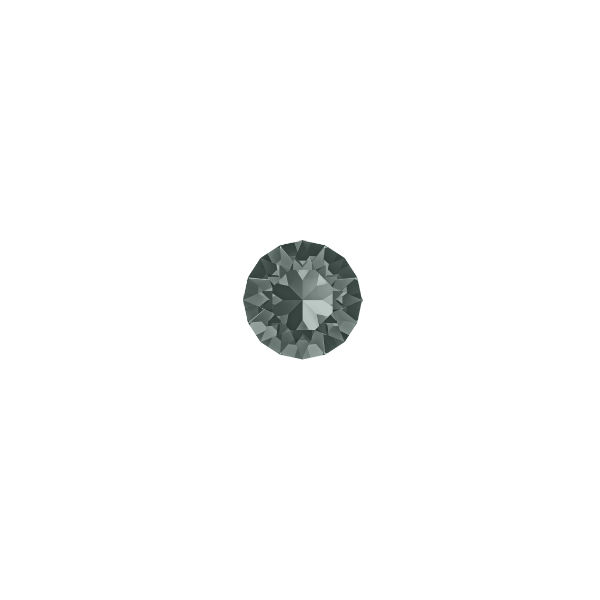 Swarovski 32pp/4mm XIRIUS Chaton 1088 Black Diamond Crystals color  (50pcs pack) 