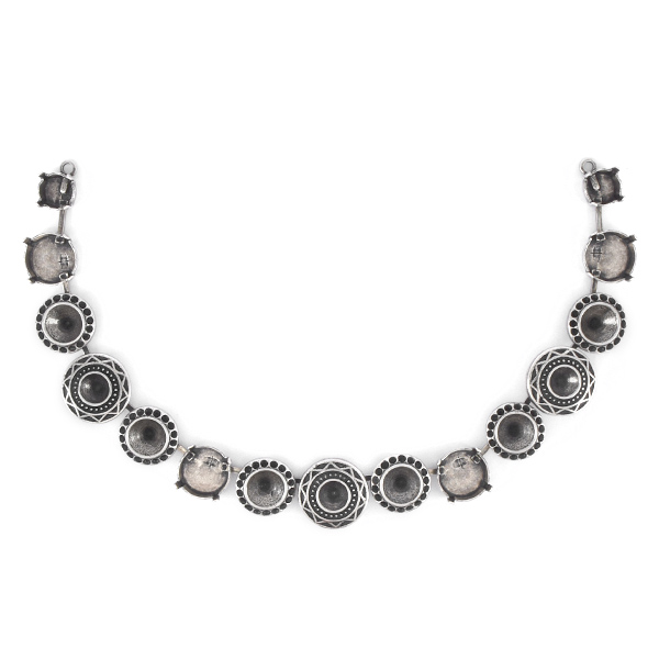 8pp, 29ss, 39ss, 12mm Rivoli Centerpiece for Necklace - 15 settings