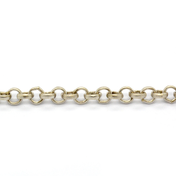 3.8mm Rolo chain for jewelry making - 10 meters