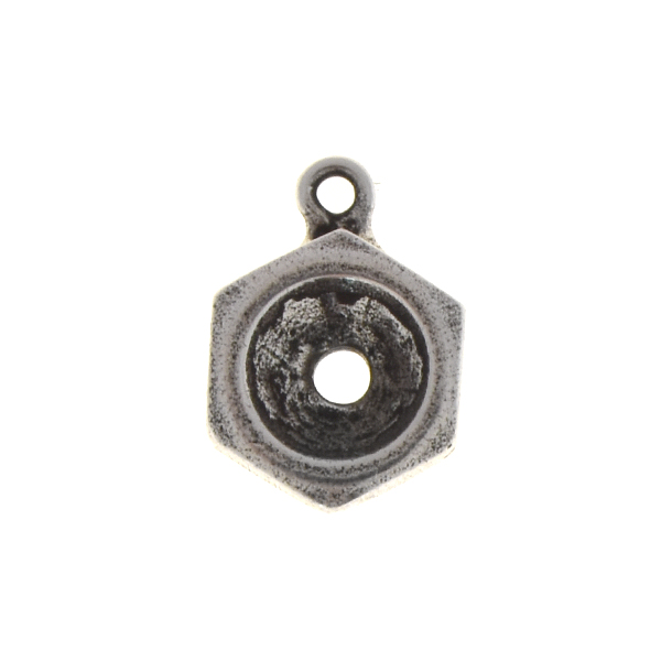 29ss Screw nut pendant base with one top loop