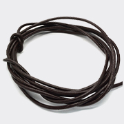 Brown leather cord