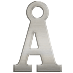 Alphabet Brass sheet Set