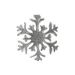 Metal Casting Snowflake Set 3