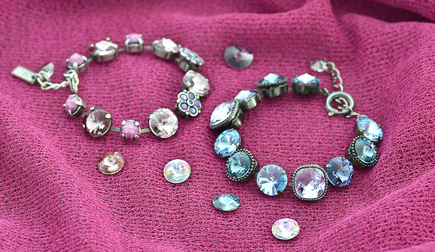 Purple & Blue color bracelets inspiration